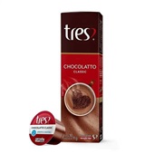 Cápsula de Chocolatto Tres 11g CX 10 UN 3 Corações