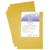 Envelope Saco Kraft Ouro 80g 229x324mm PT 10 UN Foroni