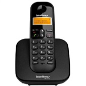 Telefone sem Fio com Identificador de Chamadas DECT 6.0 Modo Eco Preto TS3110 Intelbras