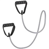 Extensor Elástico Toning Tube com Alça Fitness Cinza ES223 1 UN Atrio