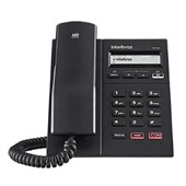 Telefone com Fio IP LED com POE Preto TIP 125I Intelbras