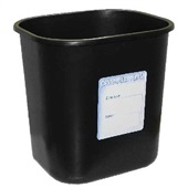 Cesto de Lixo 15L Preto 1 UN Carbrink