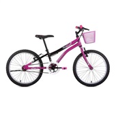Bicicleta Nina Aro 20 Rosa e Preta 1 UN Houston