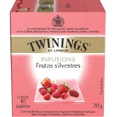 Chá de Frutas Silvestres Infusions Sachês de 20g CX 10 UN Twinings