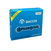 Grampo Galvanizado 106/6 Caixa 2500 UN Bacchi