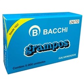 Grampo Galvanizado 24/10 Caixa 5000 UN Bacchi