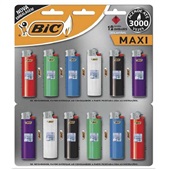 Isqueiro Maxi Cores Sortidas 12 UN Bic