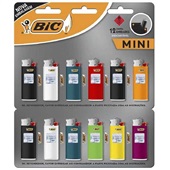 Isqueiro Mini Cores Sortidas PT 12 UN Bic