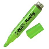 Pincel Marca Texto Marking Fluorescente Verde 1 UN Bic