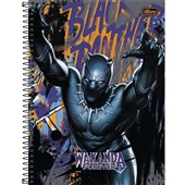 Caderno Universitário Capa Dura 160 FL Pantera Negra D 1 UN Tilibra