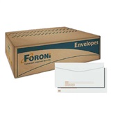 Envelope Comercial Ofício com RPC Branco 75g 114x229mm CX 100 UN Foroni