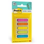 Marcador de Página Adesivo Flags Setas 5 Cores Neon 11,9 mm x 43,2 mm 100 folhas Post-it