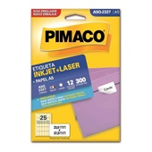 Etiqueta Adesiva InkJet e Laser A5 23x37mm Branco A5Q-2337 12 Folhas 3