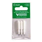 Ponta para Pincel Marcador Branco Quadro 2,0mm 3 UN Pilot