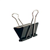 Prendedor de Papel 41mm Preto CX 12 UN ACC