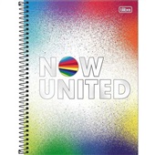 Caderno Universitário Capa Dura 80 FL Now United C 1 UN Tilibra