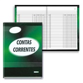 Livro Conta Corrente 1/4 Com Índice 100 Folhas 5093-0 São Domingos