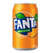 Refrigerante Laranja Lata 350ml 1 UN Fanta