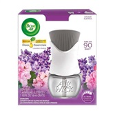 Odorizador de Ambientes Air Wick Elétrico Lavanda e Gerânio Aparelho e Refil 12ml 1 UN Bom Ar