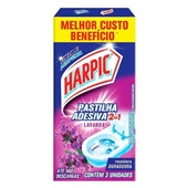 Pastilha Sanitária Adesiva 9g Lavanda 1 UN Harpic