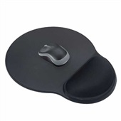 Mouse Pad Ergonômico com Apoio em Espuma Preto 1014 1 UN Work Class