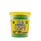 Massa de Modelar Soft Verde 150g 1 UN Acrilex