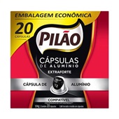 Cápsula de Café Espresso 12 52g CX 20 UN Pilão