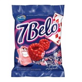 Bala de Framboesa 7 Belo PT 100g Arcor