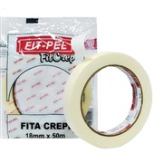 Fita Crepe Branca 18mmx50m 1 UN Fit Pel