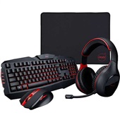 Kit Gamer Combo 4x1 Arsenal Preto 62.5237