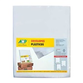 Envelope Plástico Ofício 240x325mm 4 Furos Espessura 0,15 PT 50 UN ACP