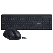 Kit Teclado e Mouse Wireless CSI 50 Preto 1 UN Intelbras