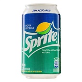 Refrigerante Zero Açúcar Lata 350ml 1 UN Sprite