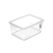 Caixa Organizadora 15L Cristal 41,2x29,5x18,6cm 1 UN Ordene