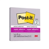 Bloco de Notas Super Adesivo 76x76mm Roxo 90 FL Post-it