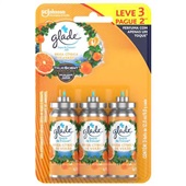 Odorizador de Ambiente 12ml Brisa Cítrica de Verão Leve 3 Paque 2 Refil 3 UN Glade