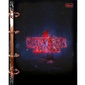 Caderno Argolado Colegial 160 FL Stranger Things 1 UN Tilibra