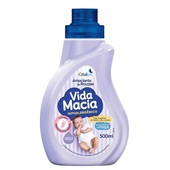 Amaciante de Roupas Vida Macia Glicerina e Amêndoas 500ml 1 UN Casa KM