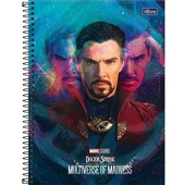 Caderno Espiral Universitário Capa Dura 160 FL Dr. Estranho C 1 UN Til
