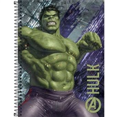 Caderno Espiral Universitário Capa Dura 160 FL Avengers B 1 UN Tilibra