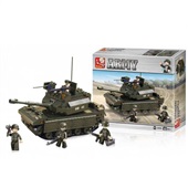 Blocos Land Forces Tanque 312 Peças BR908 1 UN Multikids