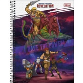 Caderno Universitário Capa Dura 160 FL He-Man Revelation D 1 UN Tilibr