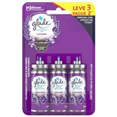 Odorizador de Ambiente Frescor de Águas Florais Toque de Frescor Blister 12ml Refil Leve 3 Pague 2 Unidades Glade