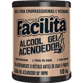 Álcool em Gel Acendedor 80° Facilita 10kg 1UN Audax