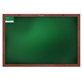 Quadro Escolar Standard Madeira Mogno 80x60cm 1 UN Souza
