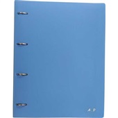 Fichário 4 Argolas Sweet 240X310X30mm PP Azul 1543.AZ 1 UN ACP