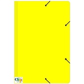 Pasta Aba Elástico Ofício Duplex Amarela 230x340mm 1 UN Clipcolor