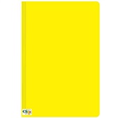 Pasta com Grampo Ofício Trilho Plástico Cartão Duplex 235x340mm Amarel
