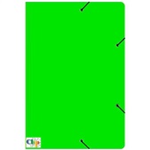 Pasta Aba Elástico Ofício Duplex Verde 230x340mm 1 UN Clipcolor