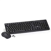 Combo Teclado e Mouse Office KW-500 2.4GHz Preto 5+